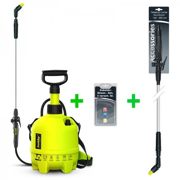 B001 Marolex Bundle P5H Drucksprüher und T300 LAnze