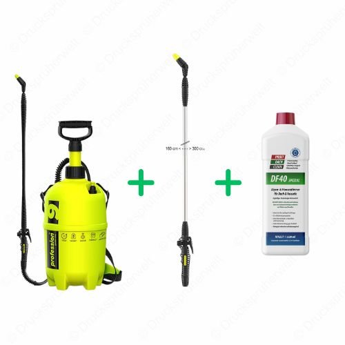 B013 Drucksprüher Profidachclean Spar Bundle mit 3m Lanze + Profidachclean